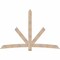 Ekena Millwork Alberta Smooth Timber Gable Bracket, Douglas Fir, 96"W x 64"H x 1 1/2"D x 5 1/2"F, 16/12 Pitch GBW096X64X0206ALB00SDF - alternate 1